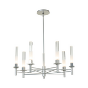 Hubbardton Forge 131624 Truss 7-lt 29" LED Round Chandelier - Sterling