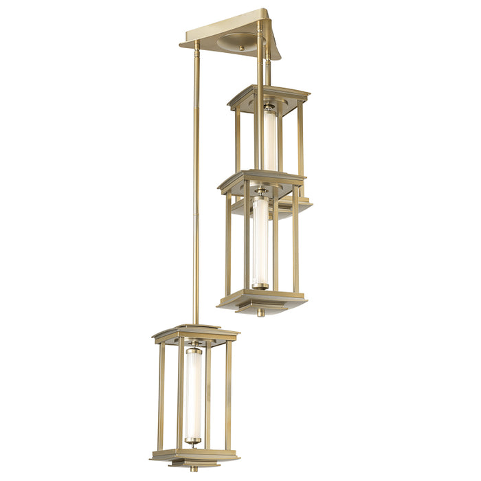 Hubbardton Forge 131635 Athena 3-lt 20" Triple Short LED Lantern