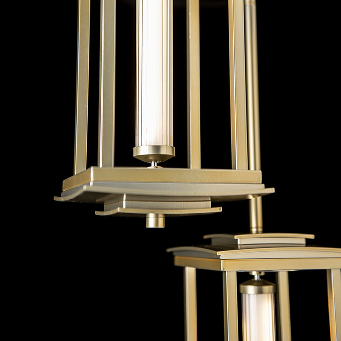 Hubbardton Forge 131635 Athena 3-lt 20" Triple Short LED Lantern