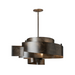 Hubbardton Forge 132117 Zen 6-lt 34" Pendant - Dark Smoke