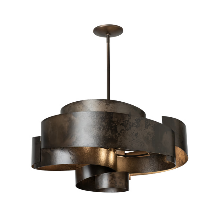 Hubbardton Forge 132117 Zen 6-lt 34" Pendant - Dark Smoke