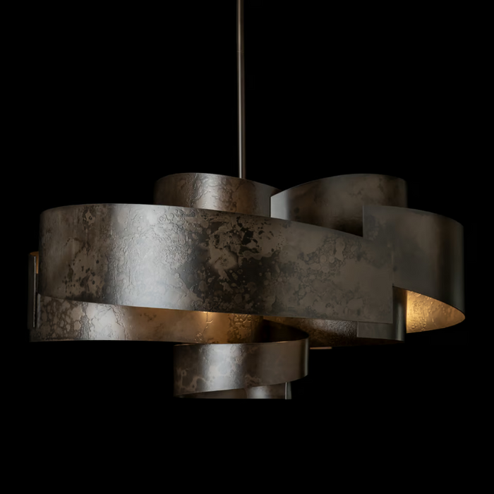 Hubbardton Forge 132117 Zen 6-lt 34" Pendant - Dark Smoke