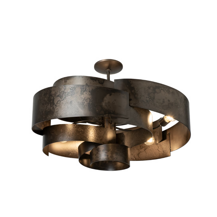 Hubbardton Forge 132117 Zen 6-lt 34" Pendant - Dark Smoke