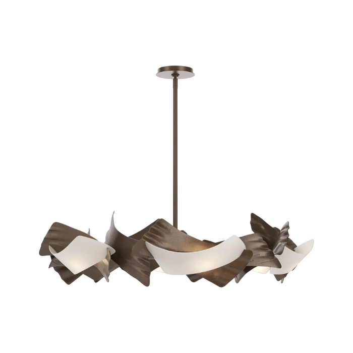 Hubbardton Forge 132161 Crest 6-lt 38" Pendant - Bronze