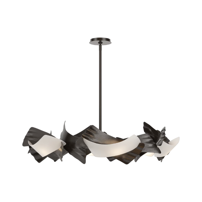 Hubbardton Forge 132161 Crest 6-lt 38" Pendant - Oil Rubbed Bronze