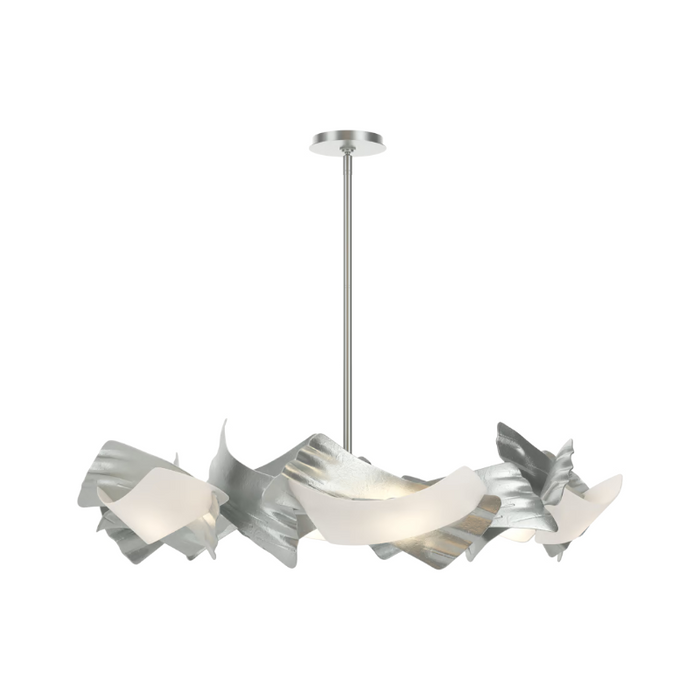 Hubbardton Forge 132161 Crest 6-lt 38" Pendant - Vintage Platinum