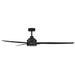 Hinkley 900172F Artiste 72" Outdoor Ceiling Fan with LED Light Kit - Matte Black
