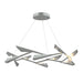Hubbardton Forge 135005 Quill 45" LED Pendant, Vintage Platinum