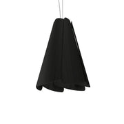 Accord 1363 Fuchsia 1-lt 13" LED Pendant - Charcoal