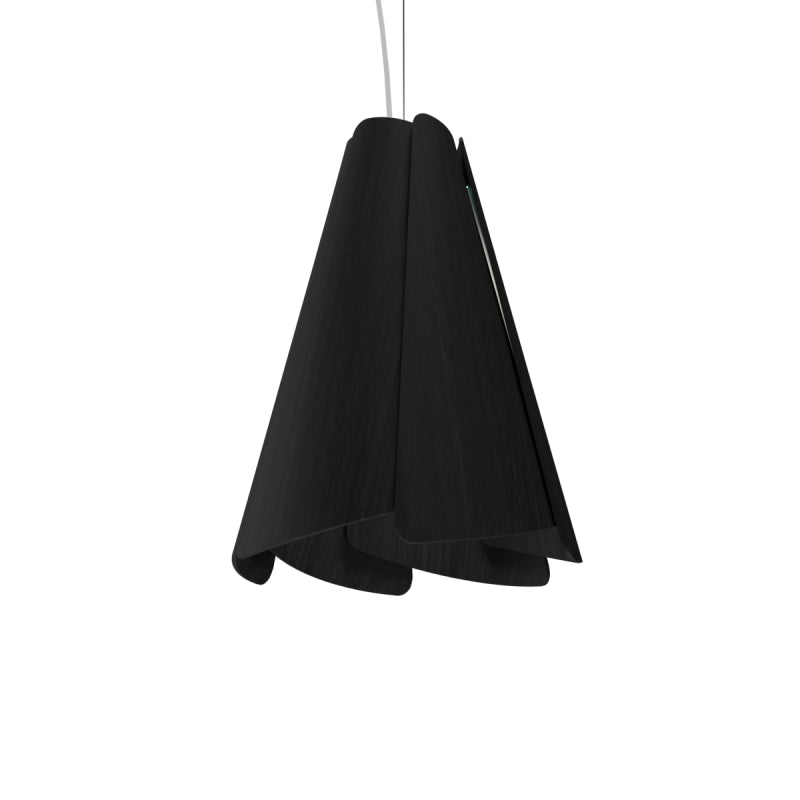 Accord 1363 Fuchsia 1-lt 13" LED Pendant - Charcoal