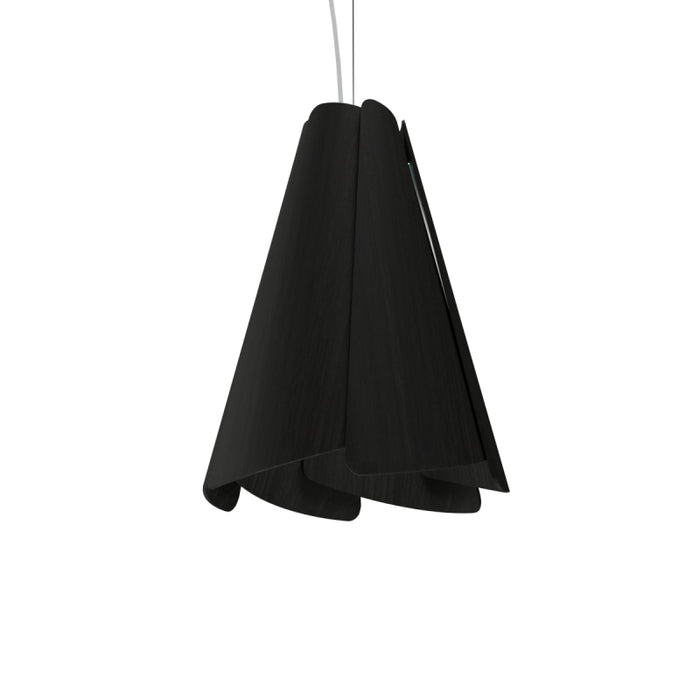 Accord 1363 Fuchsia 1-lt 13" LED Pendant - Charcoal
