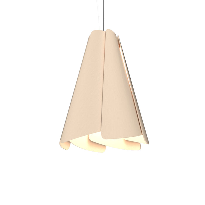 Accord 1363 Fuchsia 1-lt 13" LED Pendant - Organic Cappuccino