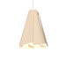 Accord 1363 Fuchsia 1-lt 13" LED Pendant - Organic Cappuccino