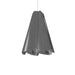 Accord 1363 Fuchsia 1-lt 13" LED Pendant - Organic Lead Grey