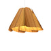 Accord 1364 Fuchsia 1-lt 24" LED Pendant - Teak