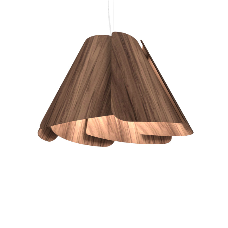 Accord 1364 Fuchsia 1-lt 24" LED Pendant - American Walnut