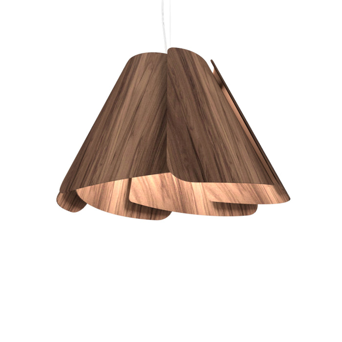 Accord 1364 Fuchsia 1-lt 24" LED Pendant - American Walnut