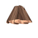 Accord 1364 Fuchsia 1-lt 24" LED Pendant - American Walnut