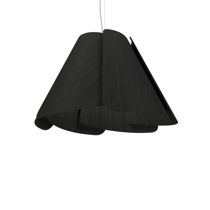 Accord 1364 Fuchsia 1-lt 24" LED Pendant - Charcoal