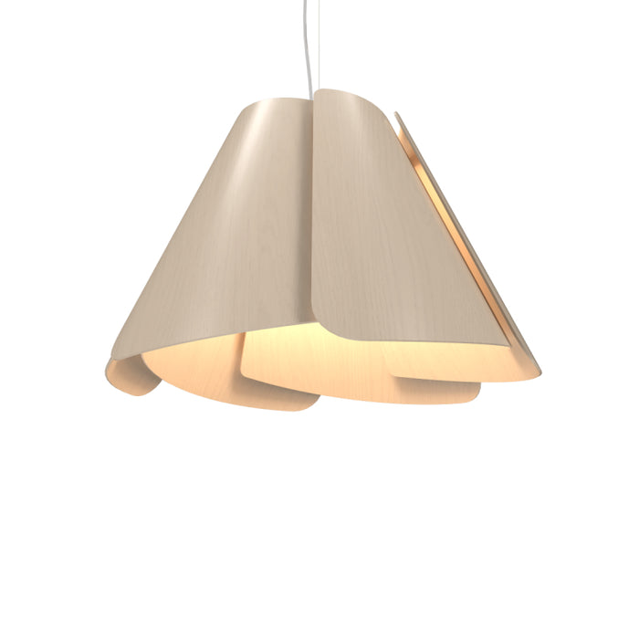 Accord 1364 Fuchsia 1-lt 24" LED Pendant - Organic Cappuccino