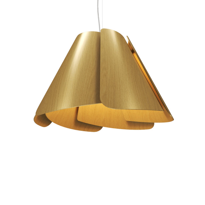 Accord 1364 Fuchsia 1-lt 24" LED Pendant - Organic Gold