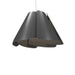 Accord 1364 Fuchsia 1-lt 24" LED Pendant - Organic Lead Grey
