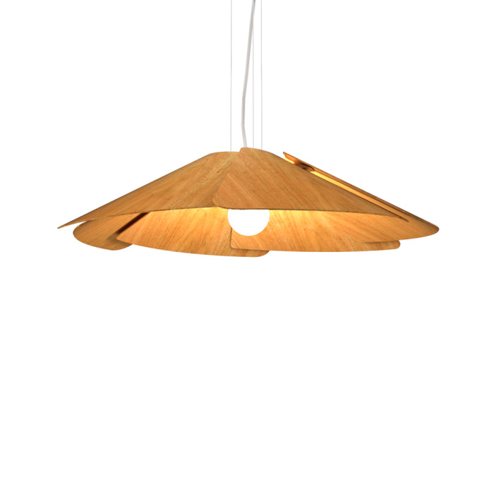 Accord 1365 Fuchsia 1-lt 37" LED Pendant - Louro Freijo