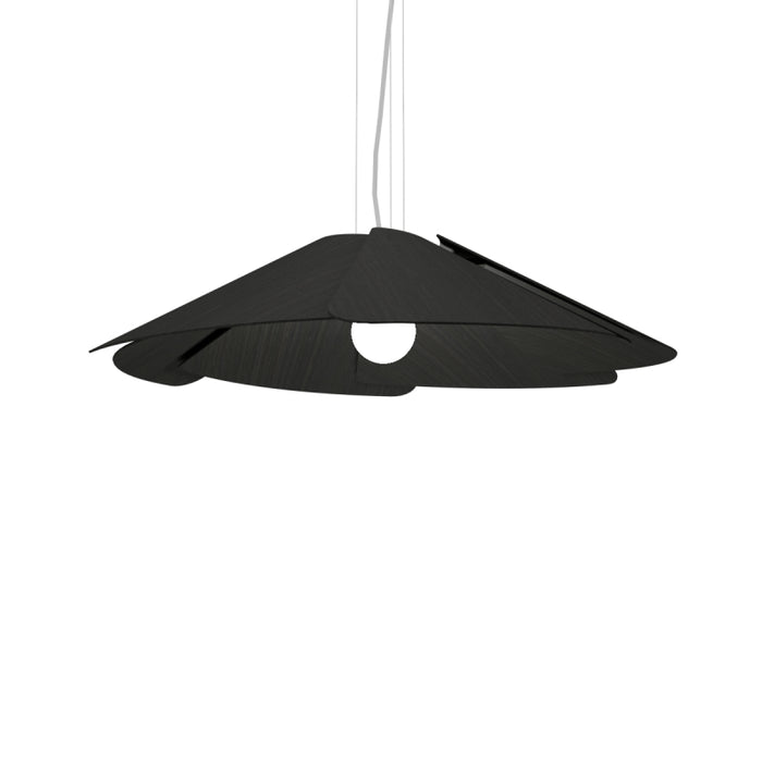 Accord 1365 Fuchsia 1-lt 37" LED Pendant - Charcoal