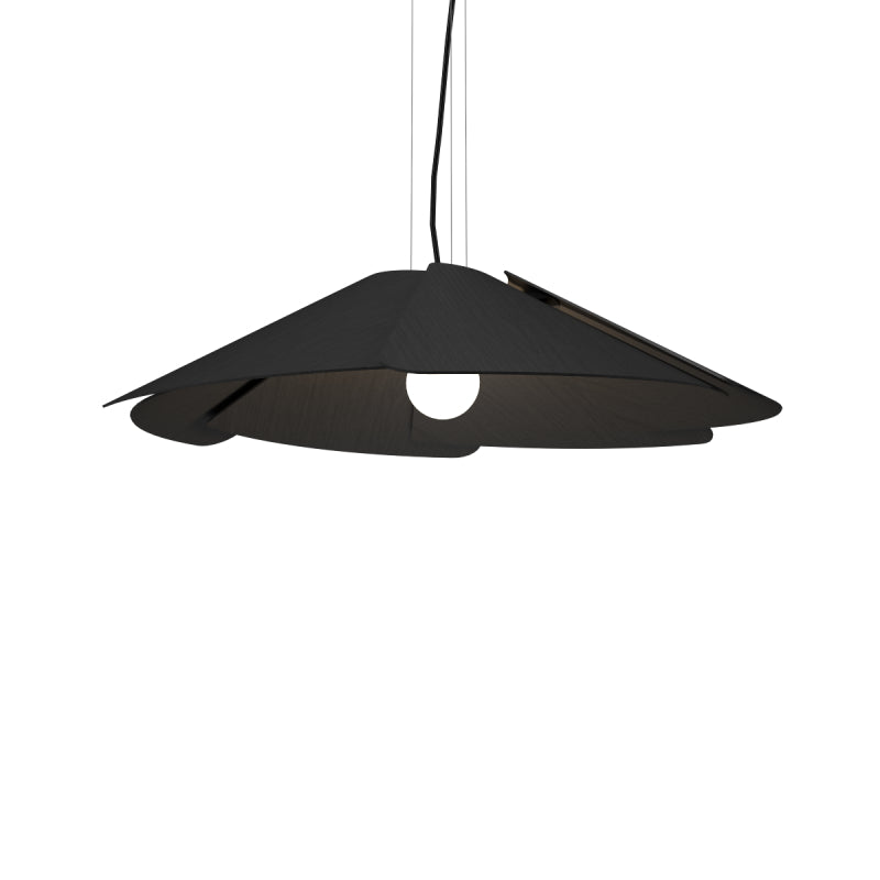 Accord 1365 Fuchsia 1-lt 37" LED Pendant - Organic Lead Grey