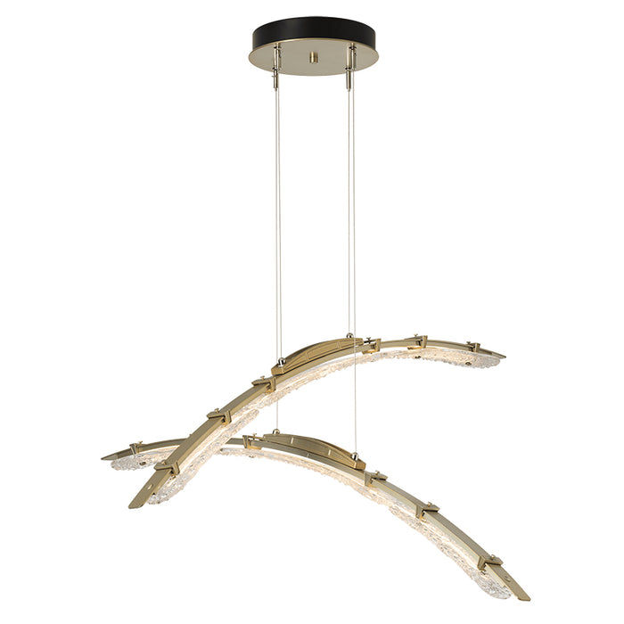 Hubbardton Forge 137587 Glissade 2-lt 44" LED Pendant