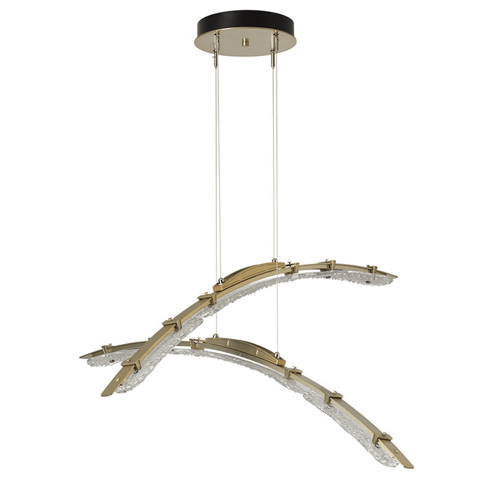 Hubbardton Forge 137587 Glissade 2-lt 44" LED Pendant