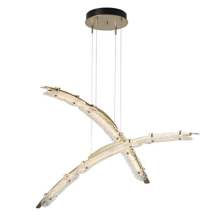 Hubbardton Forge 137587 Glissade 2-lt 44" LED Pendant