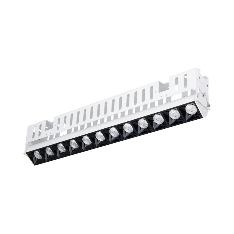 WAC R1GAL12 Multi Stealth 12 Cell Adjustable Trimless - Black