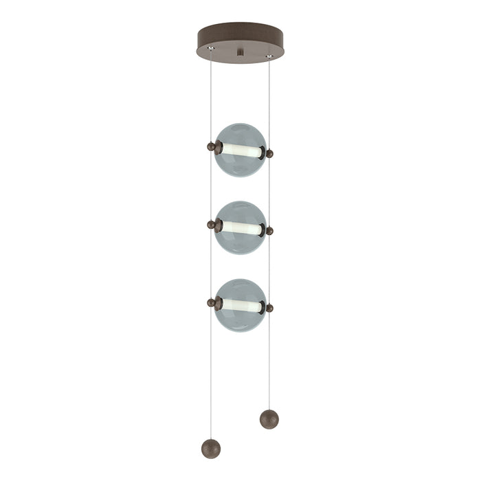 Hubbardton Forge 139059 Abacus 3-lt 9" LED Pendant