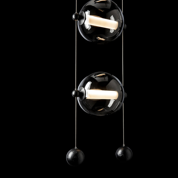 Hubbardton Forge 139059 Abacus 3-lt 9" LED Pendant