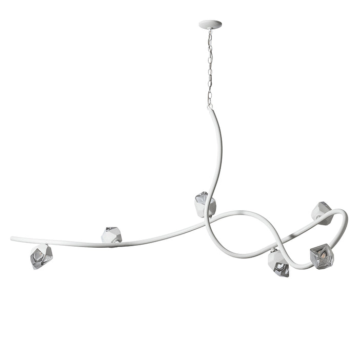 Hubbardton Forge 139209 Glacier XL 6-lt 32" Pendant