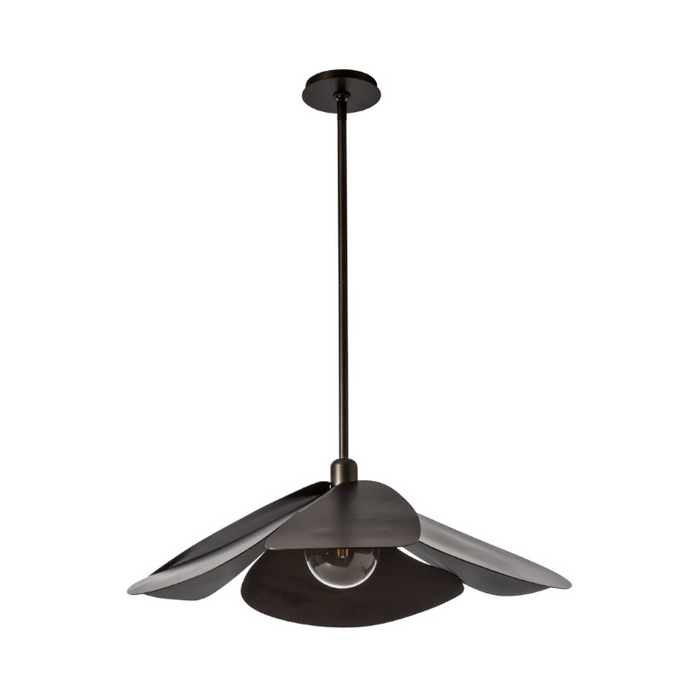 Hubbardton Forge 139465 Hana 1-lt 29" Pendant - Dark Smoke
