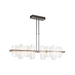 Hubbardton Forge 139661 Vitre 2-lt 52" LED Linear Pendant - Dark Smoke