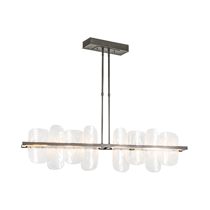 Hubbardton Forge 139661 Vitre 2-lt 52" LED Linear Pendant - Natural Iron