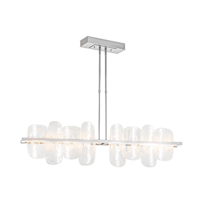 Hubbardton Forge 139661 Vitre 2-lt 52" LED Linear Pendant - Vintage Platinum