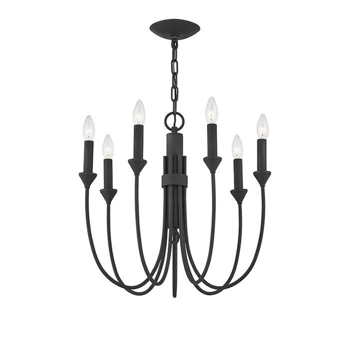 Troy F1007 Cate 7-lt 22" Chandelier