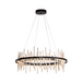 Hubbardton Forge Cityscape Circular 139910 38" LED Pendant - Black/Soft Gold