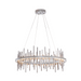Hubbardton Forge Cityscape Circular 139910 38" LED Pendant - Vintage Platinum/Vintage Platinum