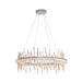 Hubbardton Forge Cityscape Circular 139910 38" LED Pendant - Vintage Platinum/Soft Gold