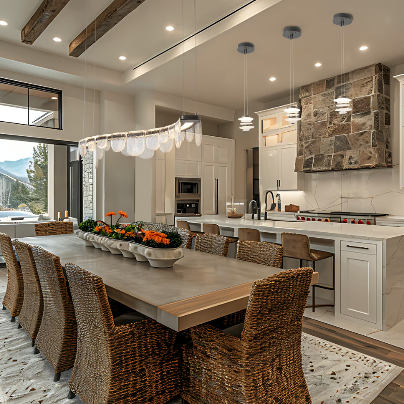 Hubbardton Forge 139980 Riverbed 1-lt 50" LED Pendant