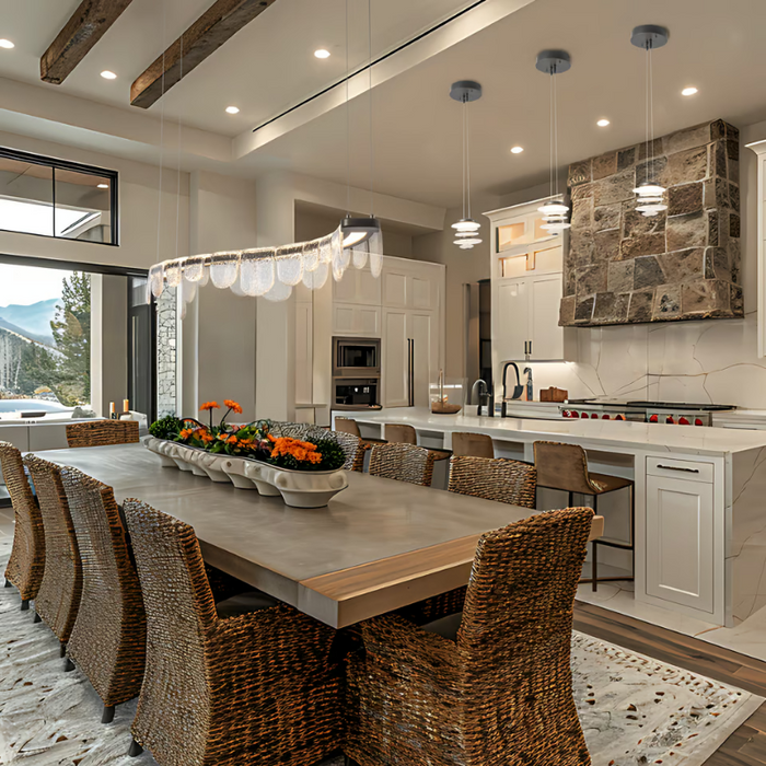 Hubbardton Forge 139980 Riverbed 1-lt 50" LED Pendant