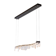 Hubbardton Forge 139980 Riverbed 1-lt 50" LED Pendant - Oil Rubbed Bronze