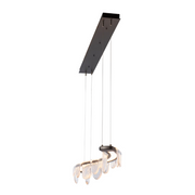 Hubbardton Forge 139980 Riverbed 1-lt 50" LED Pendant - Oil Rubbed Bronze