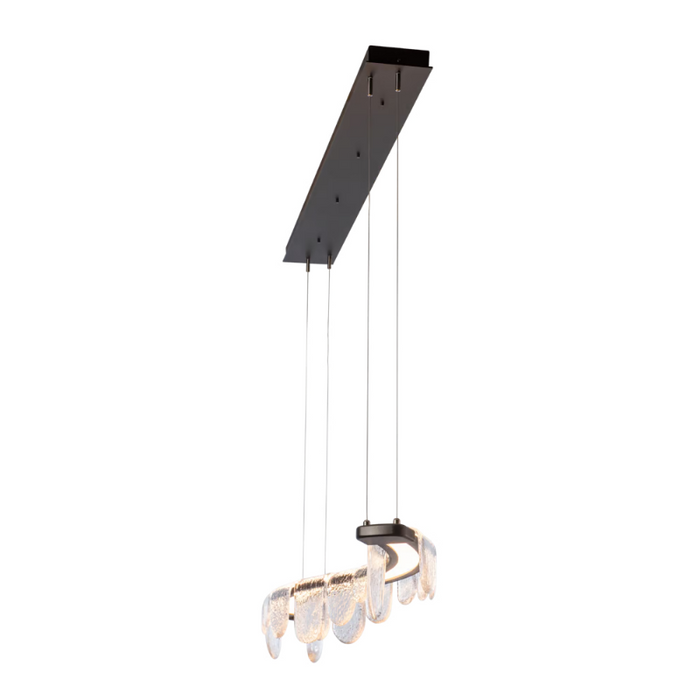 Hubbardton Forge 139980 Riverbed 1-lt 50" LED Pendant - Oil Rubbed Bronze