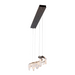 Hubbardton Forge 139980 Riverbed 1-lt 50" LED Pendant - Oil Rubbed Bronze